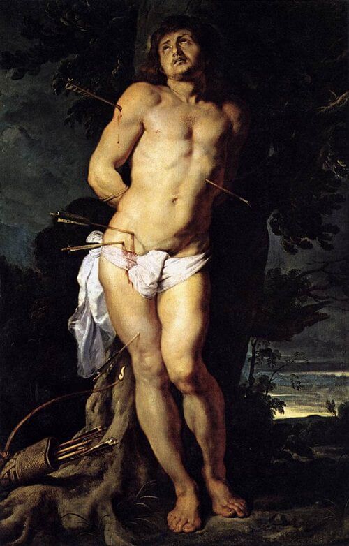 St Sebastian, 1614 by Peter Paul Rubens