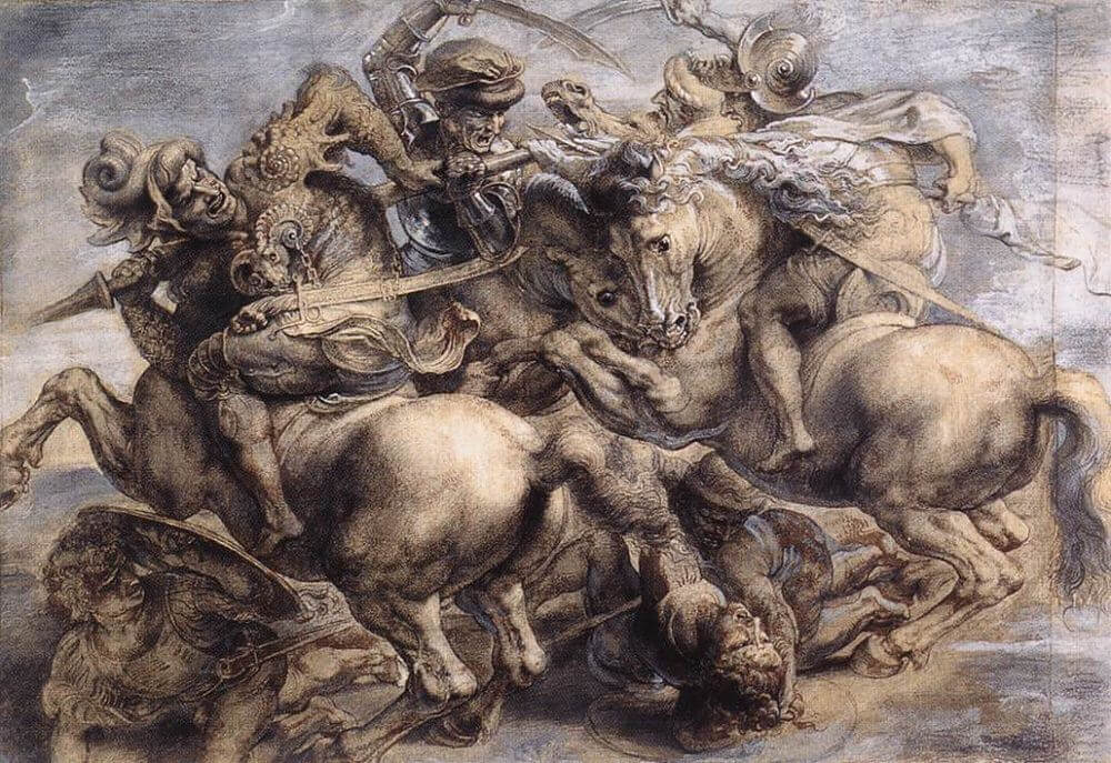 The Battle of Anghiari, 1603 by Peter Paul Rubens