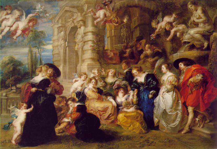The Garden of Love, 1610 by Peter Paul Rubens