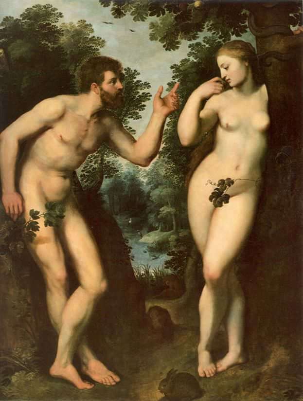 Adam and Eve, 1598-1600 by Peter Paul Rubens