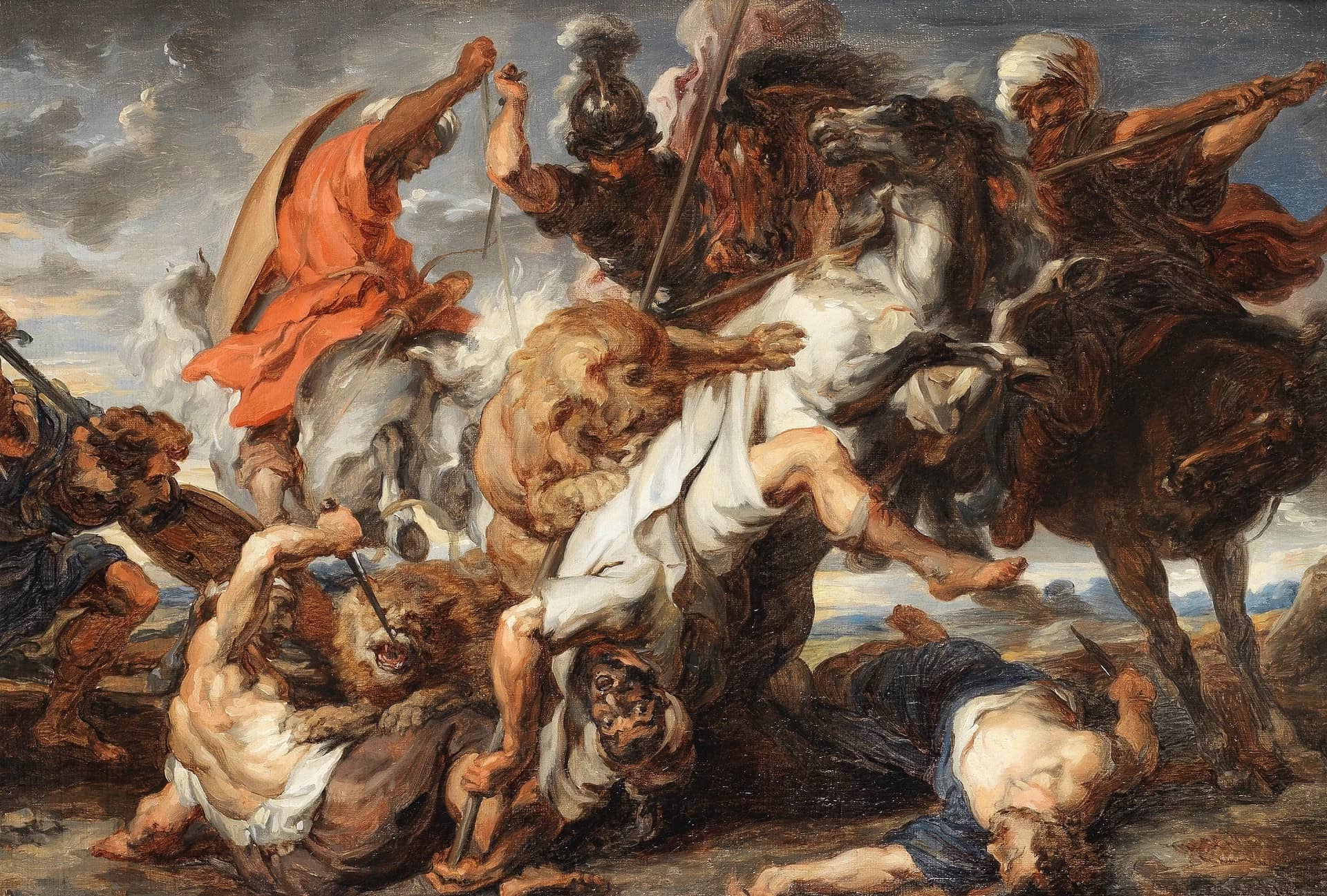 Lion Hunt, 1621 by Peter Paul Rubens