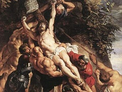 Raising of the Cross by Peter Paul Rubens