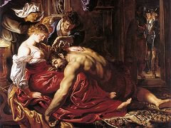 Samson and Delilah by Peter Paul Rubens