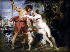 Venus and Adonis by Peter Paul Rubens